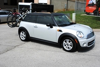 MINI Cooper Bike Rack and Hitch Install