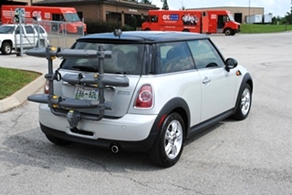 MINI Cooper Bike Rack and Hitch Install